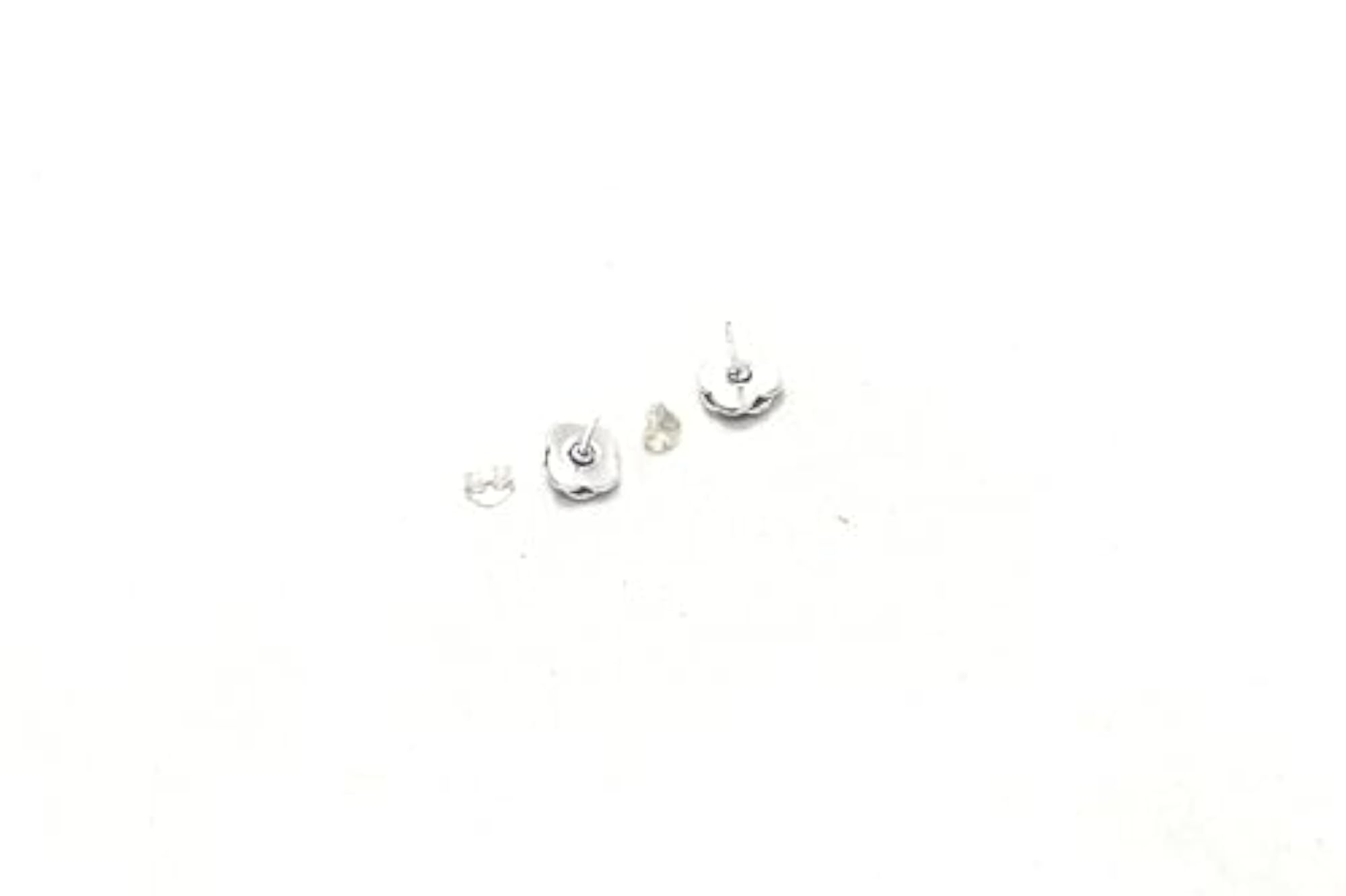 Women's 925 Sterling Silver Freshwater Pearl Gemstone Stud Earrings